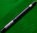 Aluminium Alloy Telecopic Snooker/Pool Cue Extension 17"-27" in Black.