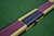 3/4 Retro Style Snooker Cue Case - Purple/Black/Yellow