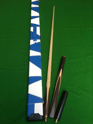 Handspliced 3/4 Chinese 8 Ball Cue Set with Luxury Carry Case and 11mm Tip
