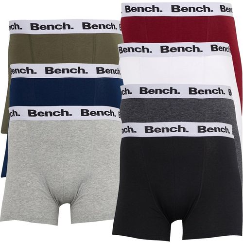 Bench 7 Pack Marcos Mens Designer Boxer Shorts / Trunks in Assorted Colours